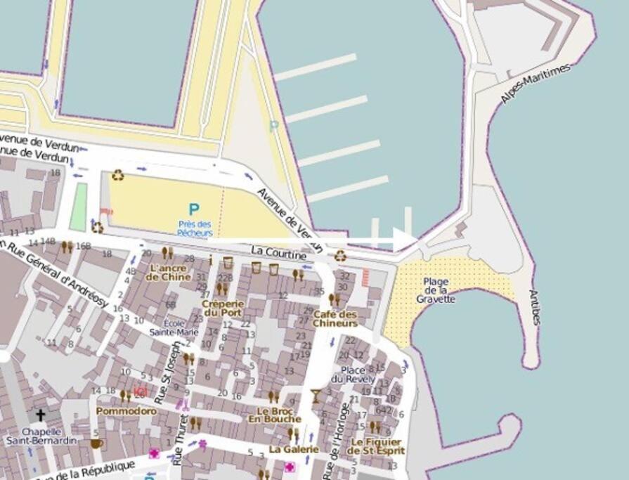 Tiloft Lägenhet Antibes Exteriör bild